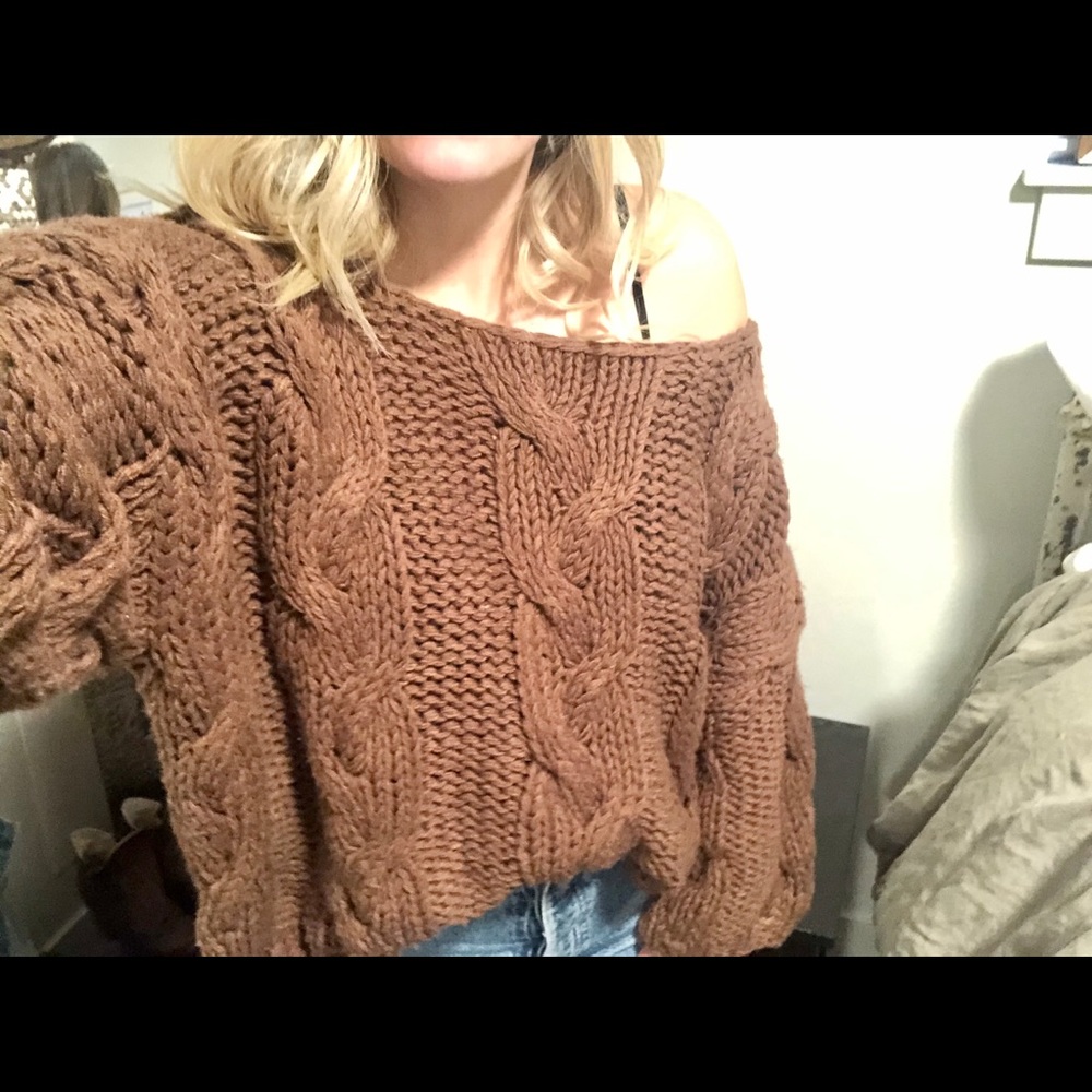 Chunky knit POL sweater